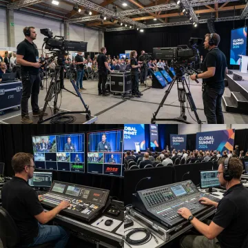 Enterprise live streaming control room