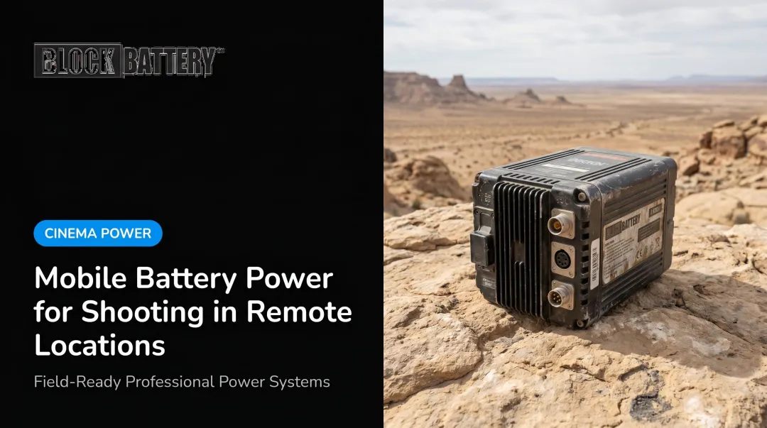 Mobile Battery Power for Shooting in Remote Locations