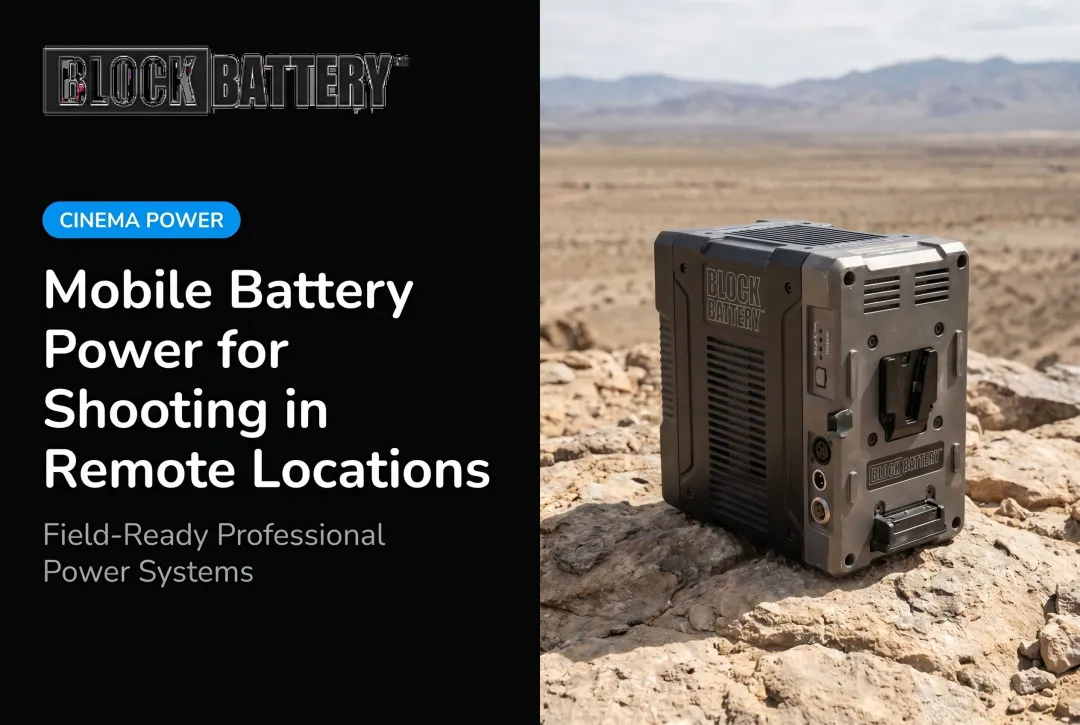 Mobile Battery Power for Shooting in Remote Locations