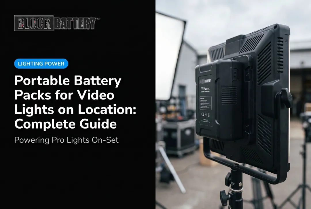 Portable Battery Packs for Video Lights on Location: Complete Guide