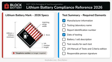 IATA 2026 lithium battery mark specifications and documentation requirements checklist