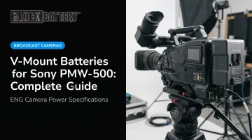 V-Mount Batteries for Sony PMW-500: Complete Guide