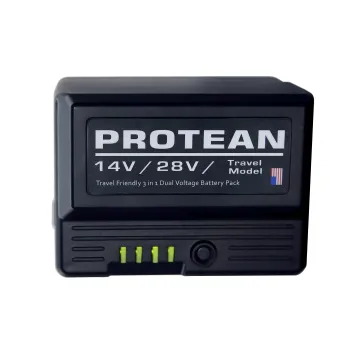 The Protean — V-Mount, B-Mount & Gold-Mount Cinema Battery (150Wh; splits to 2x75Wh carry-on)