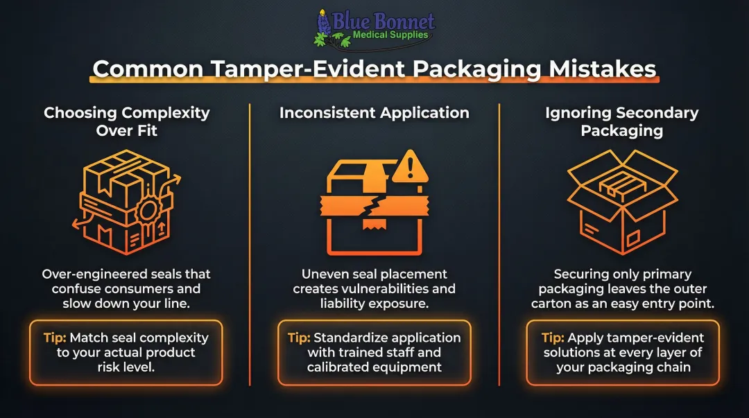three common tamper-evident packaging selection mistakes and how to avoid them