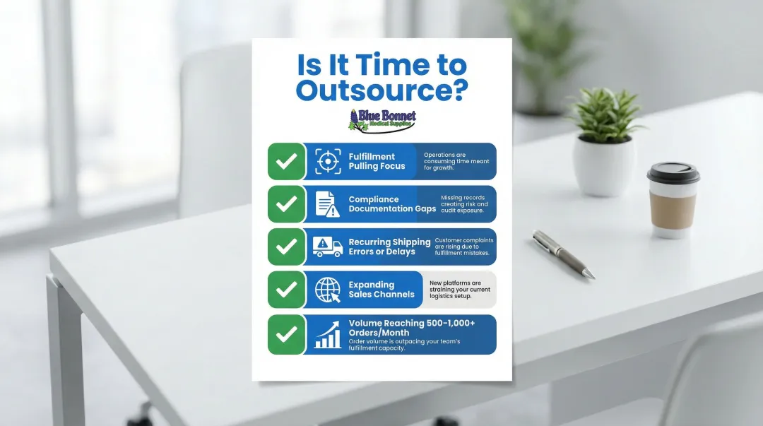 Five signals medical product business should switch to 3PL fulfillment decision framework