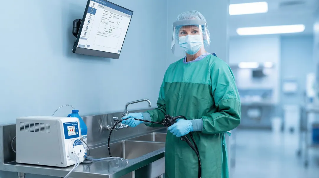 Medical device contamination risk data showing infection statistics from reprocessed single-use devices