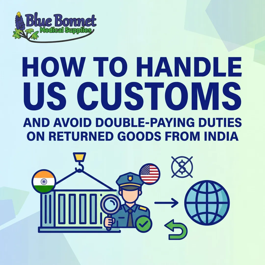 How to handle US customs and avoid double-paying duties on returned goods from India