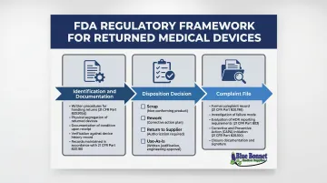 21 CFR Part 820 returned medical device compliance obligations three-step framework