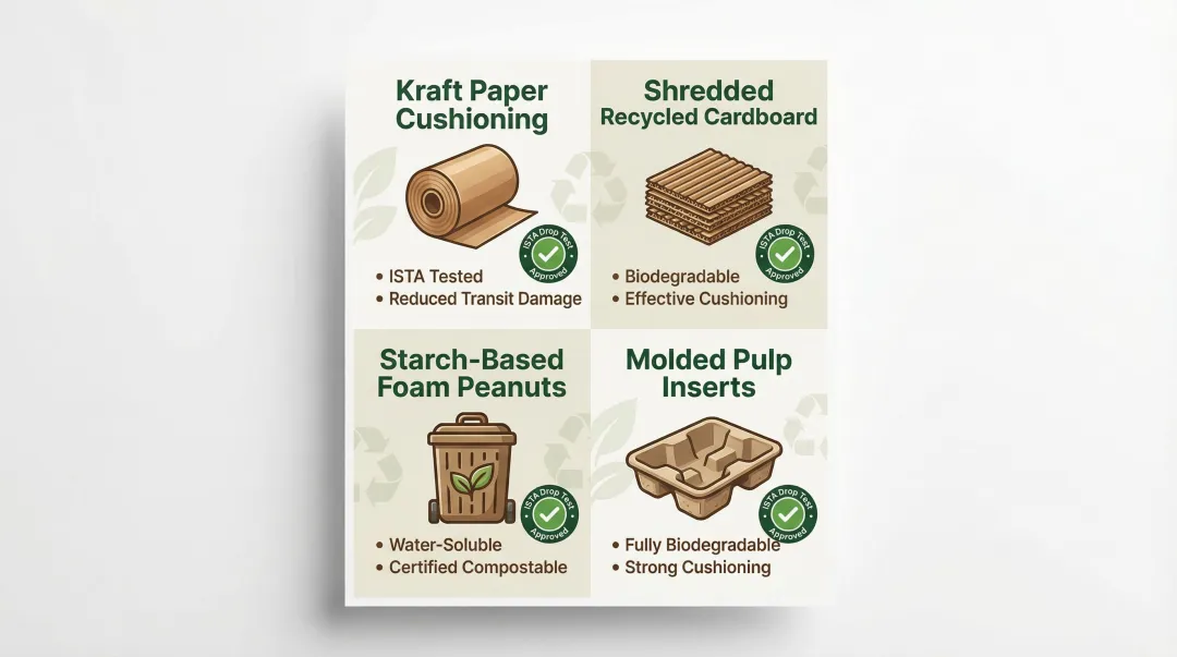 Four eco-friendly protective packing alternatives to polystyrene foam for medical shipping