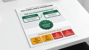 FDA general wellness device two-prong compliance test and diagnostic drift risk areas