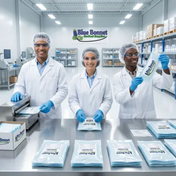 Medical packaging workflow steps in a compliant fulfillment warehouse