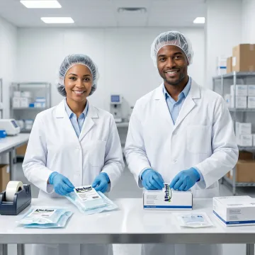 Medical kitting and customized packaging services at a compliant warehouse facility