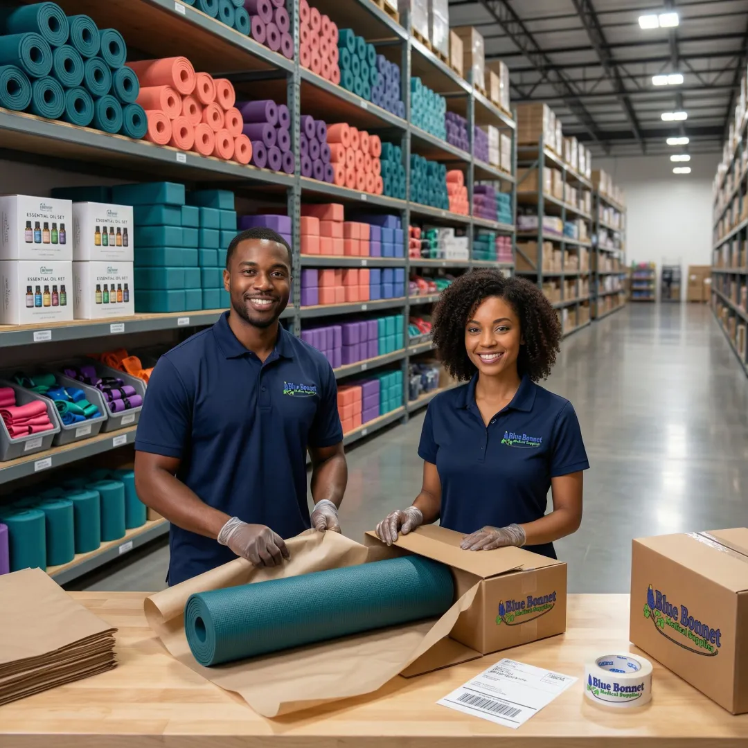Yoga and wellness fulfillment center in Cedar Park, Texas