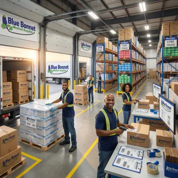 Step-by-step fulfillment process inside a US 3PL warehouse for international brands
