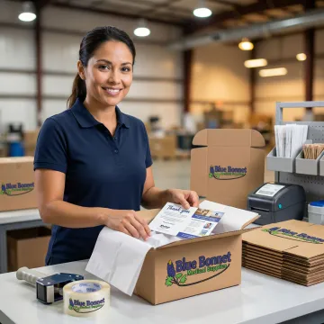 Custom packaging and branded unboxing fulfillment