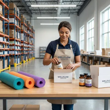 Outsourced order fulfillment for wellness & yoga brands