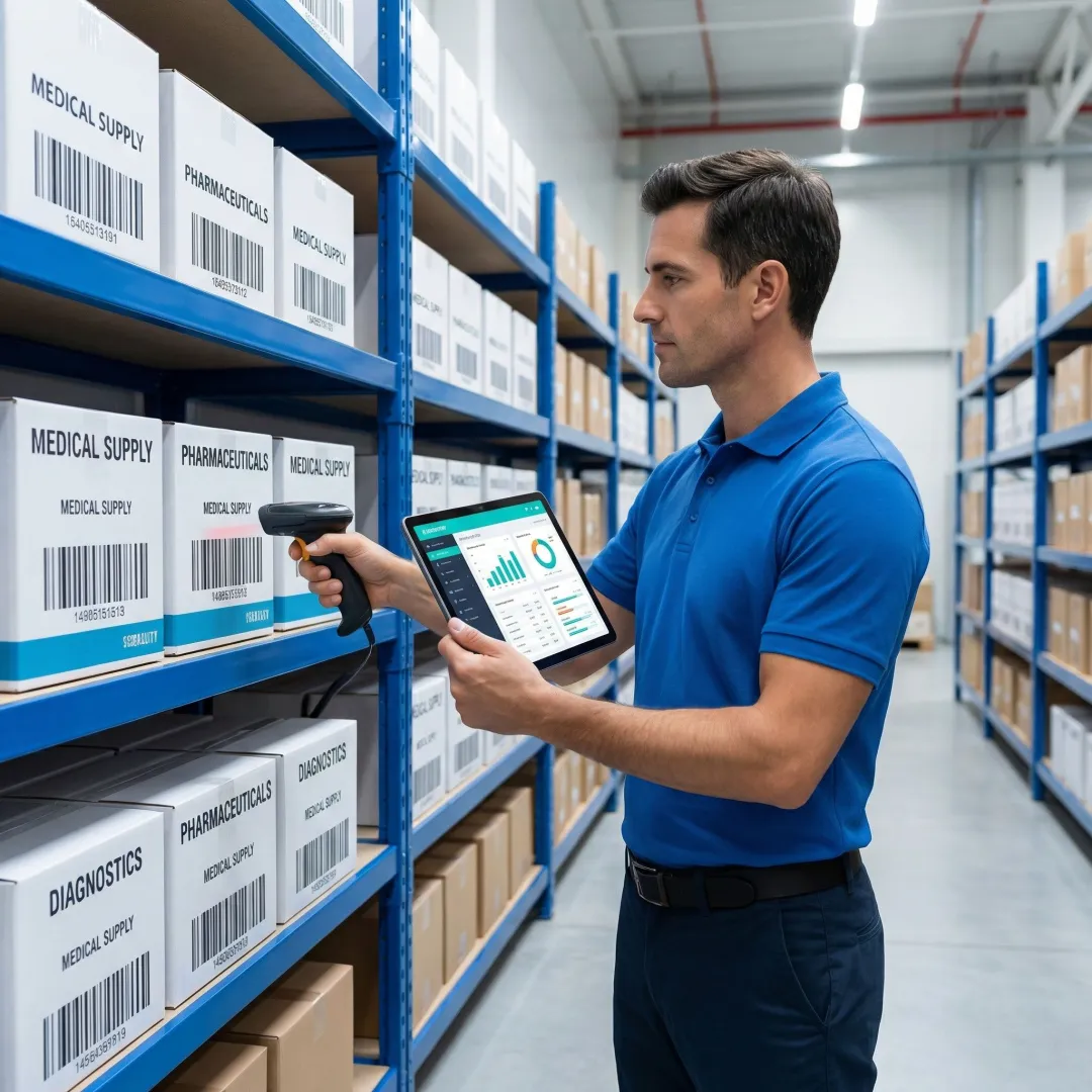Inventory management and real-time stock tracking, scan by scan