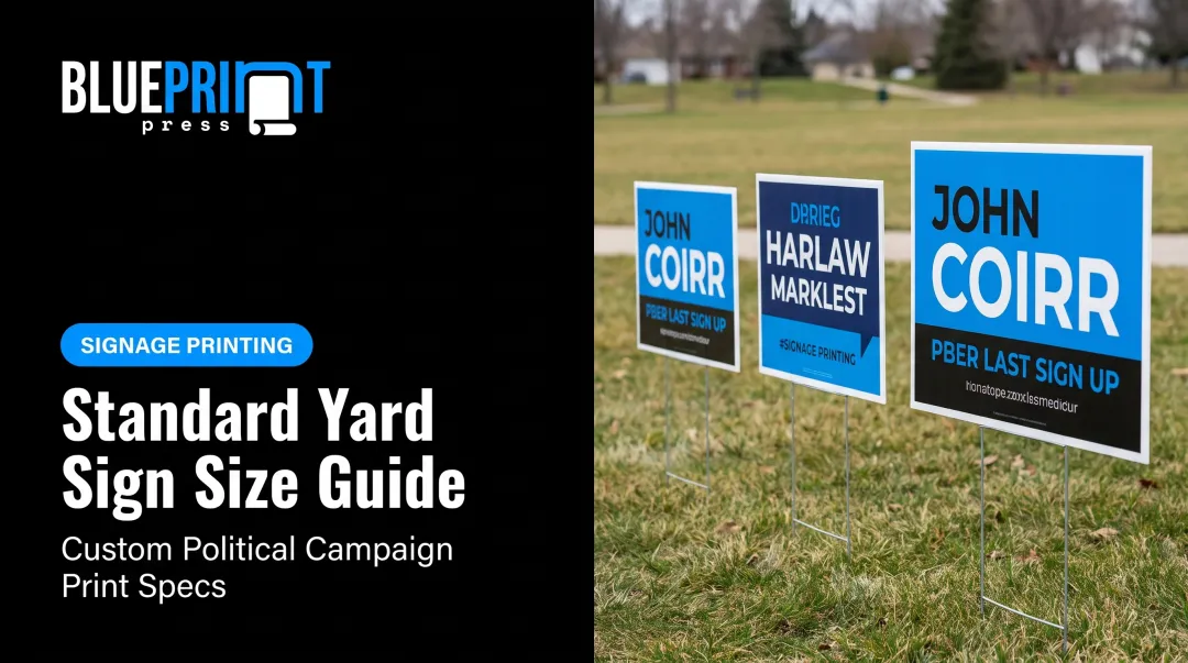 Standard Yard Sign Size Guide