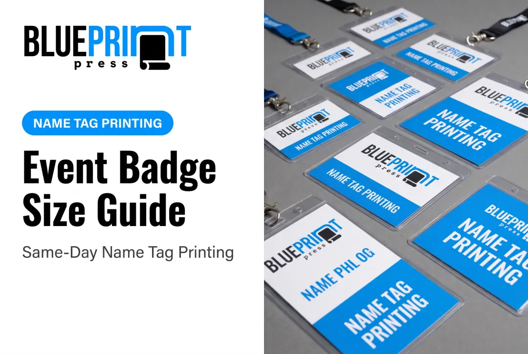 Event Badge Size Guide