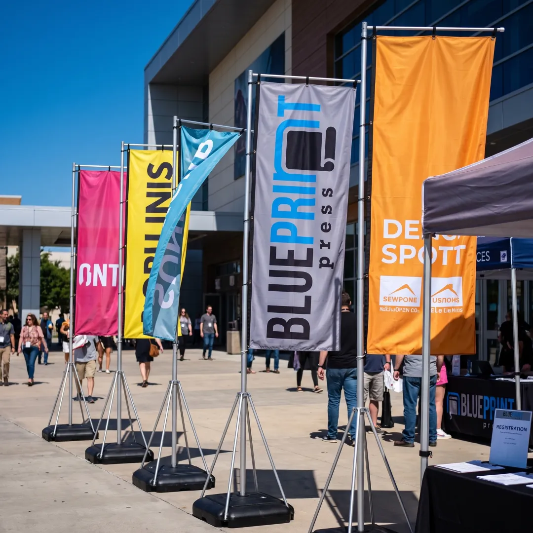 Rectangle Banner Flags