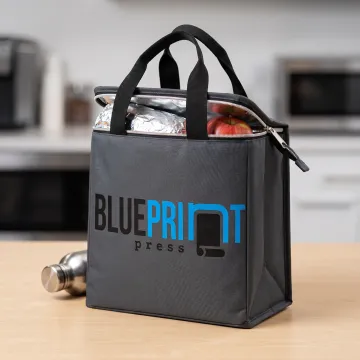 Branded insulated lunch cooler bag with custom logo