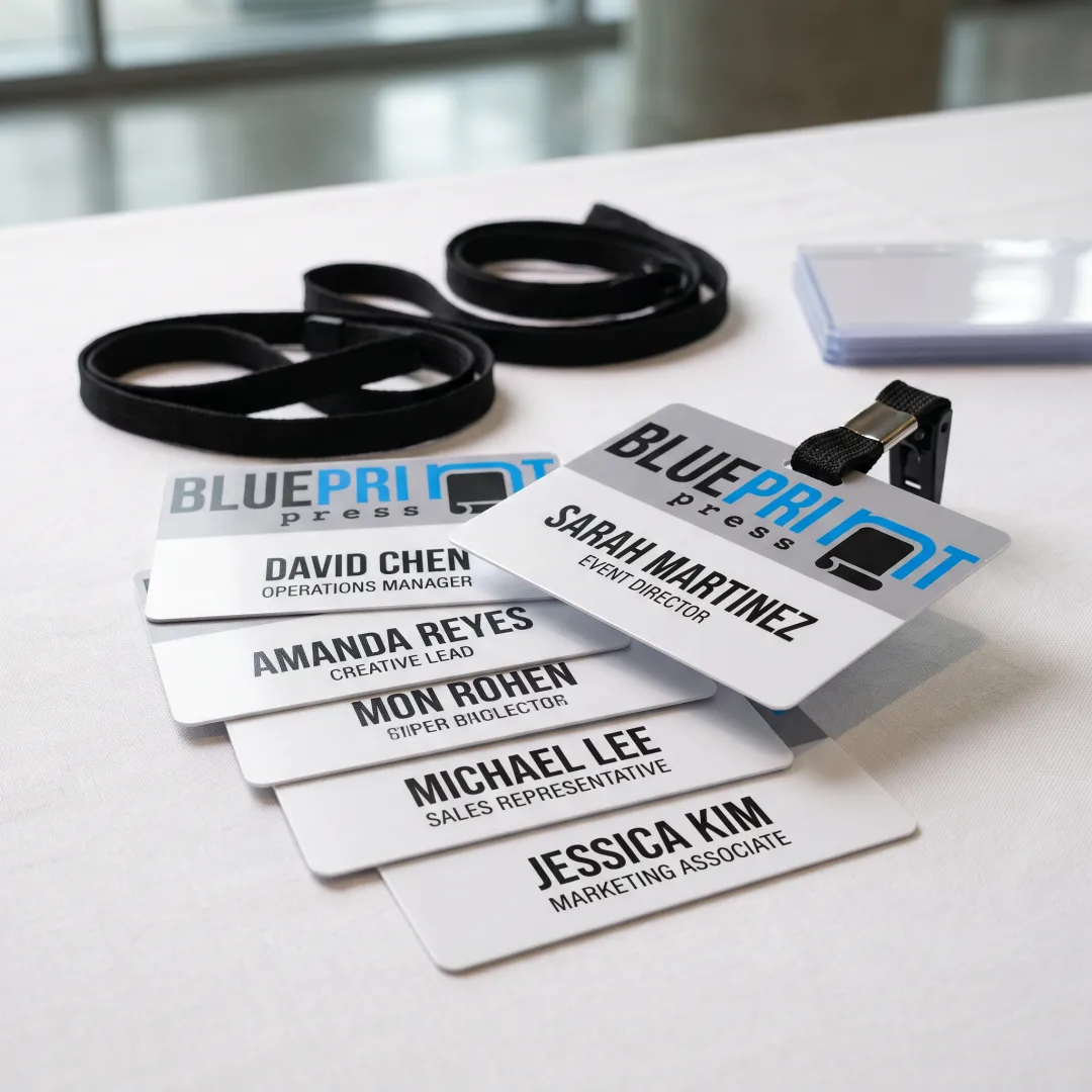 Custom Plastic Name Badges