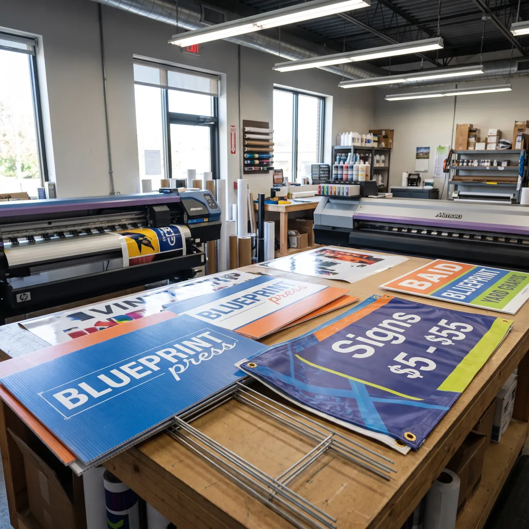 Custom sign and banner graphics