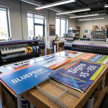Custom sign and banner graphics