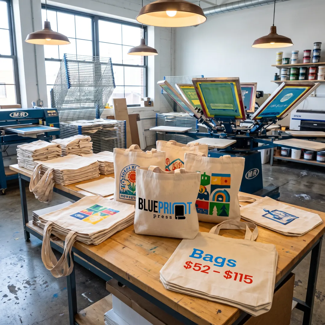 Digital Printing on Tote Bags