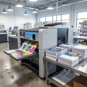 Digital printing equipment producing colorful printed materials