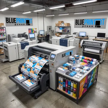 Professional digital printing materials for an Annapolis business