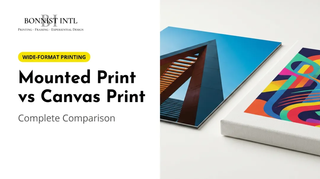 Mounted Print vs Canvas Print: Complete Comparison