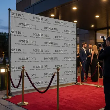 Movie premiere red carpet backdrop