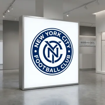 Illuminated SEG fabric display in branded interior