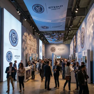 Immersive branded event activation display