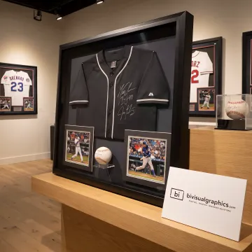 Framed Sports Memorabilia & Autographed Collectibles