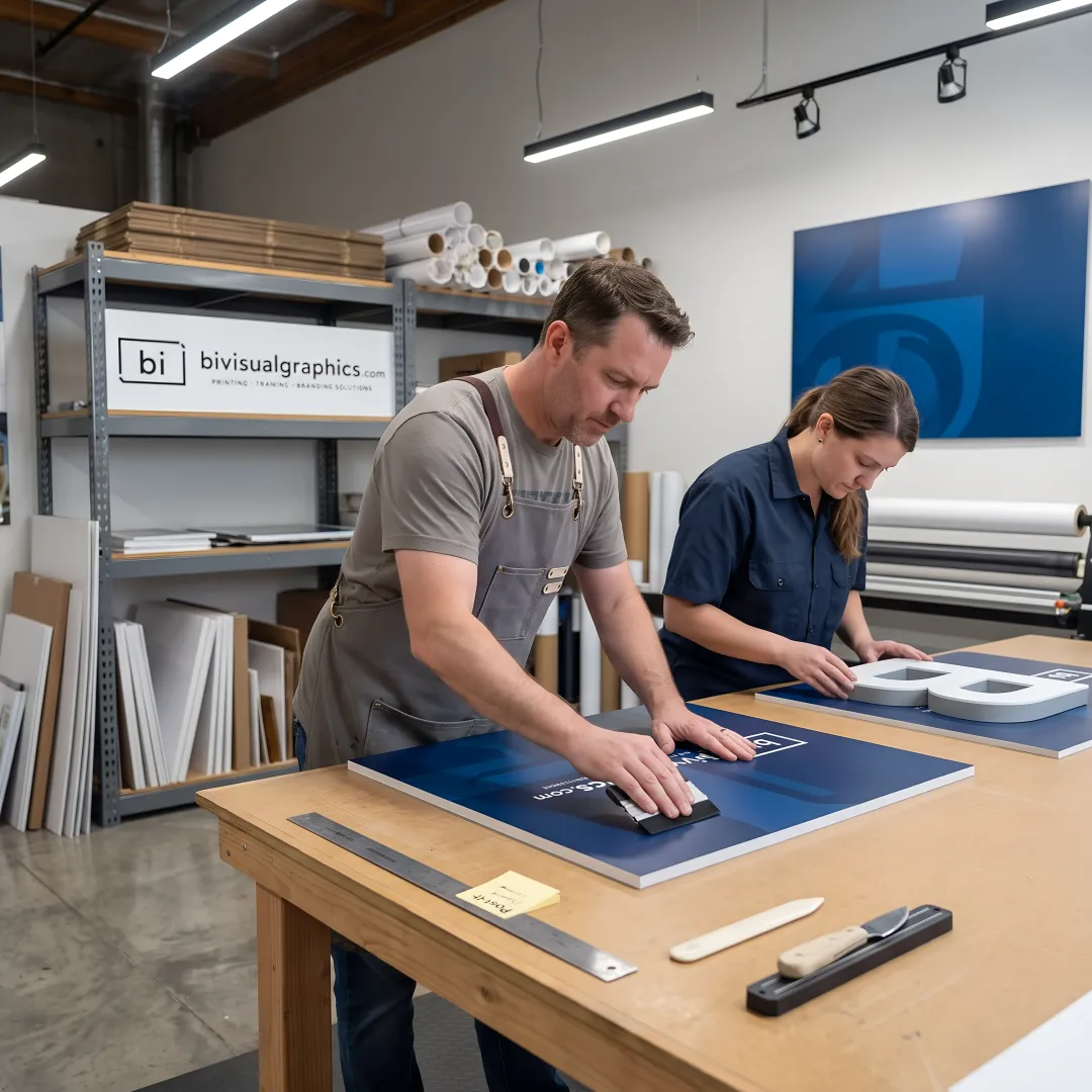 Fabricators building a branded display