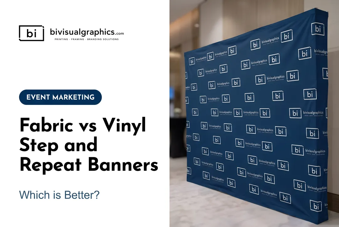 Fabric vs Vinyl Step and Repeat Banners: Which is Better?