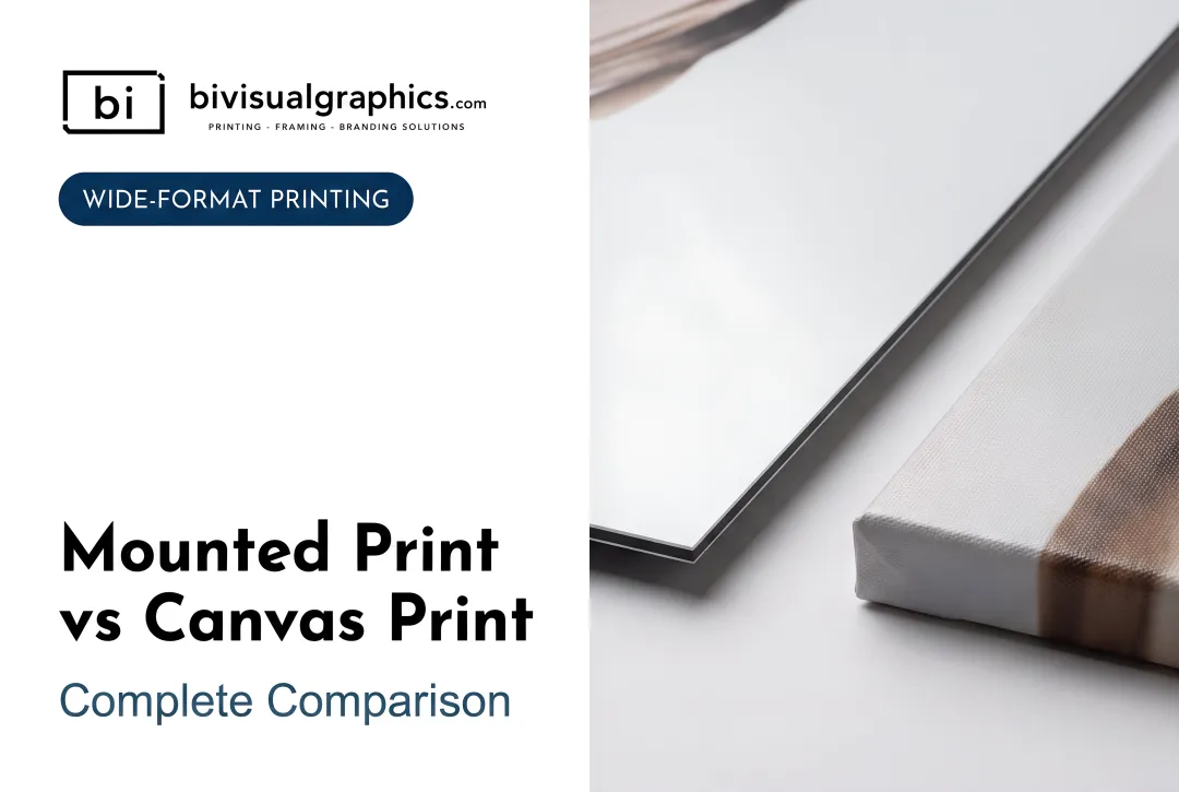 Mounted Print vs Canvas Print: Complete Comparison