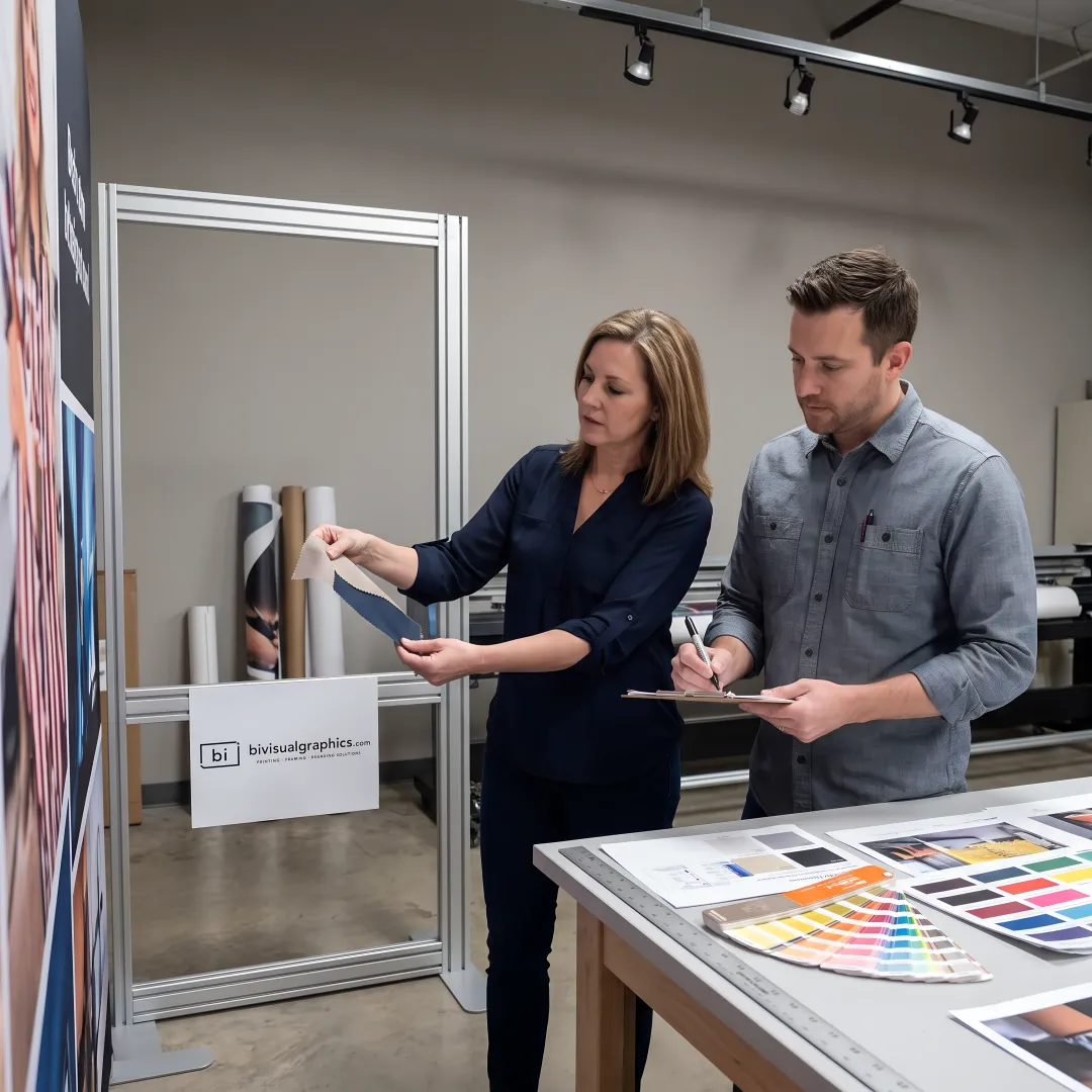 Trade show display production process