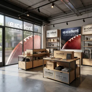 Retail merchandising displays and branded graphics