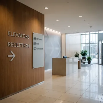 Interior Wayfinding and Directional Signage