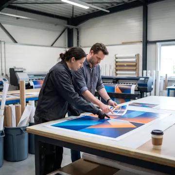 Retail display production and merchandising planning