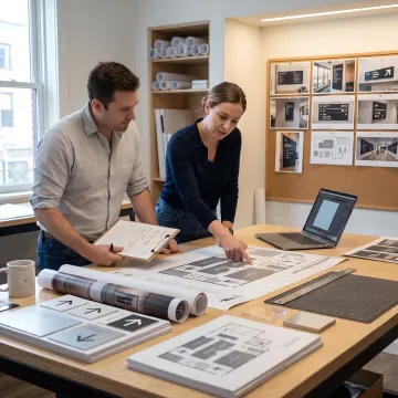 Event signage planning and production process