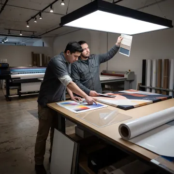 Retail signage production process