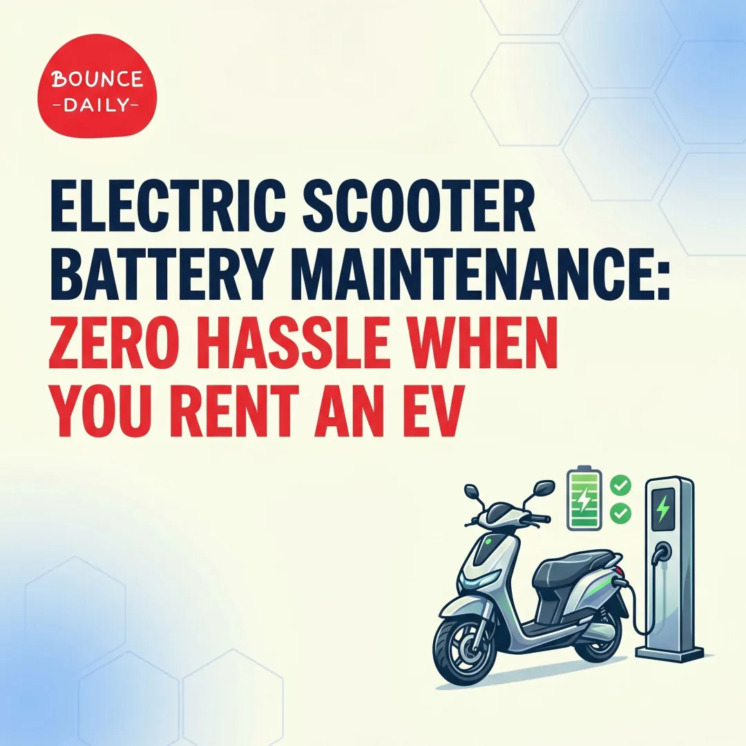 Electric Scooter Battery Maintenance: Zero Hassle When You Rent an EV