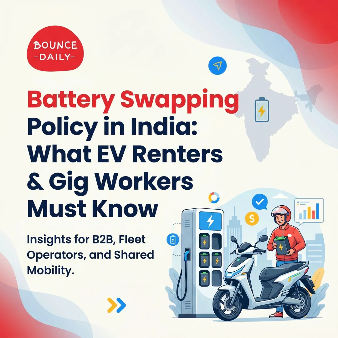 Battery Swapping Policy in India: What EV Renters & Gig Workers Must Know
