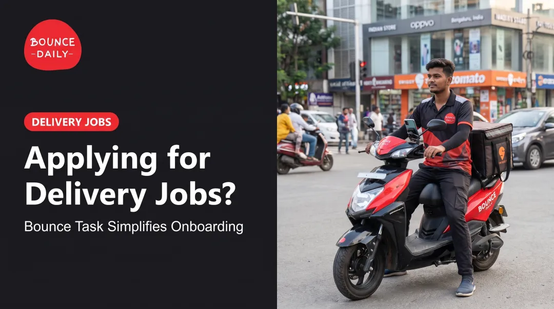 Applying for Delivery Jobs? Here's How Bounce Task Makes It Easy
