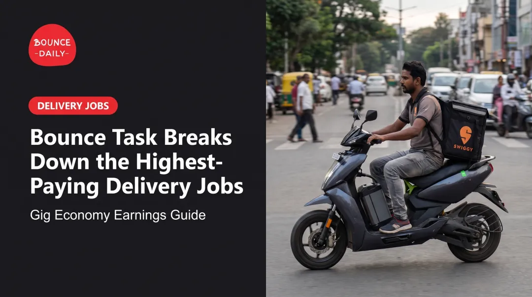 Bounce Task Breaks Down the Highest-Paying Delivery Jobs