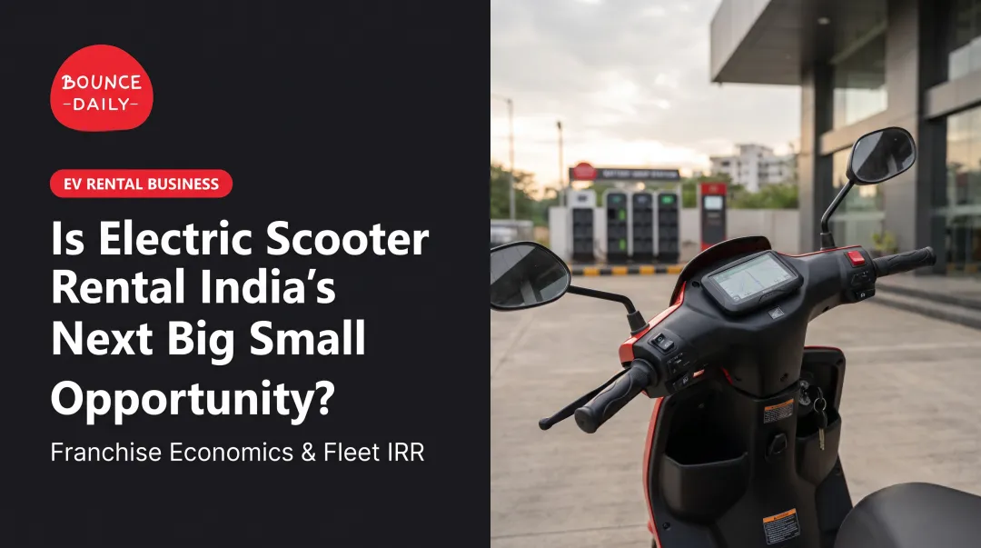 Is Electric Scooter Rental India's Next Big Small Business Opportunity?